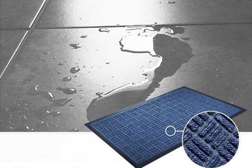 TAPETE WATERKAP 60X90 PRETO KAPAZI (190203)