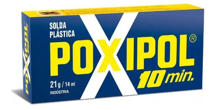 POXIPOL 21GR/14 ML PEQUENO CINZA METALICO (1537)