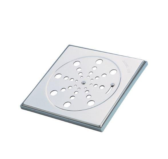 GRELHA QUADRADA 150MM INOX COM FECHO E COM MOLDURA JACKWAL (002931)