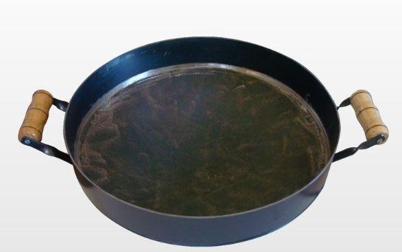 CHAPA BIFEIRA 16 BORDA 6CM METALFOGOES (119)