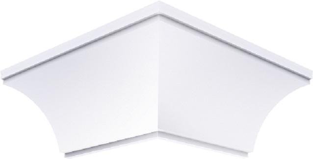 PVC ACABAMENTO RODAFORRO CANTO EXTERNO BRANCO PLASBIL (0054.1)