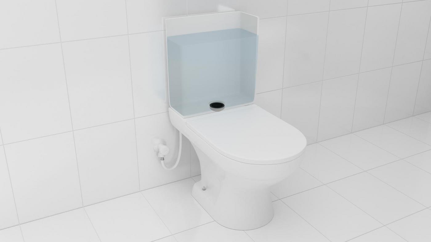 VEDANTE DE BORRACHA PARA CAIXA ACOPLADA CENSI (9585-1)