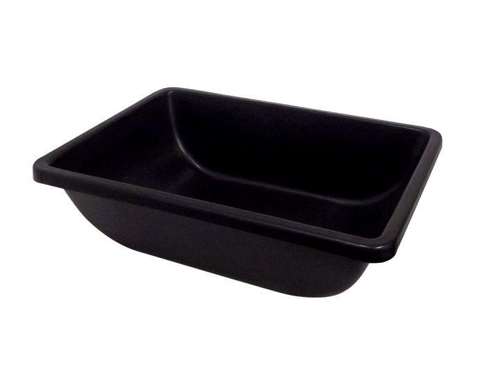 CAIXA PARA MASSA PVC 50L CANTO ARREDONDADO 22X53X75CM PRETA CIPLA (0173)