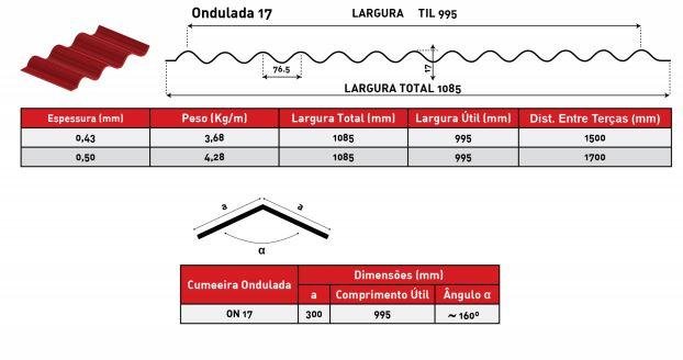 ZINCO ONDULADO CH26 3.50X1.10M (10516)