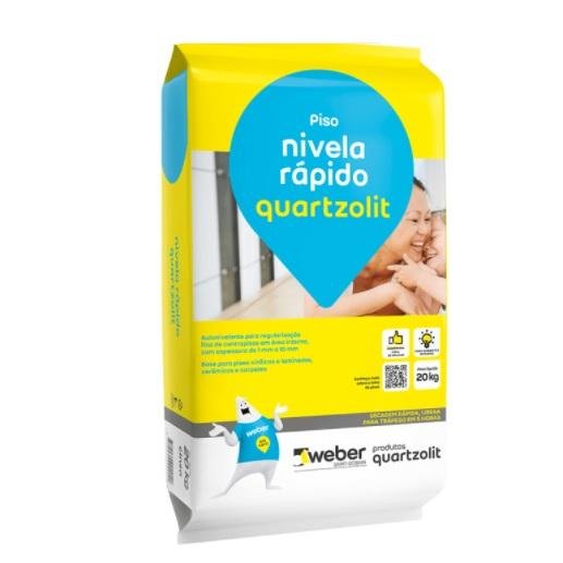 CIMENTO NIVELA RAPIDO CINZA 20KG QUARTZOLIT (0288.0001.0020PA)