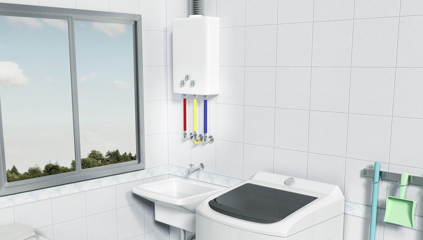 KIT COMPLETO PARA INSTALACAO DE AQUECEDOR A GAS CENSI (7560-1)