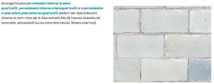 CIMENTO PORCELANATO PISO/PISO EXTERNO BRANCO 20KG QUARTZOLIT (0100.00000.0020PA)