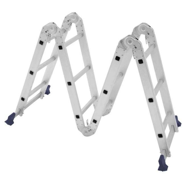 ESCADA ALUMINIO MULTIFUNCIONAL COM PLATAFORMA 4X3 MOR (5223)