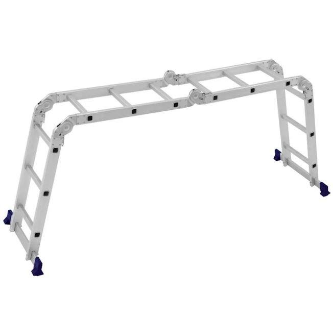 ESCADA ALUMINIO MULTIFUNCIONAL COM PLATAFORMA 4X3 MOR (5223)