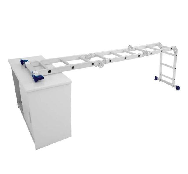 ESCADA ALUMINIO MULTIFUNCIONAL COM PLATAFORMA 4X3 MOR (5223)