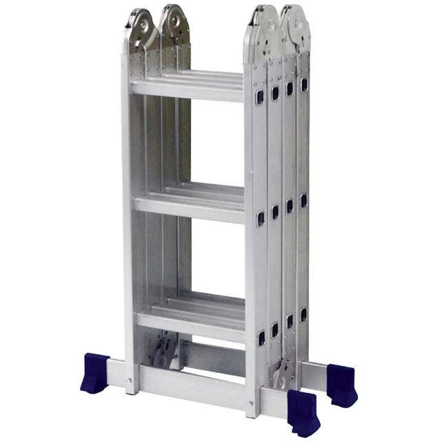 ESCADA ALUMINIO MULTIFUNCIONAL COM PLATAFORMA 4X3 MOR (5223)