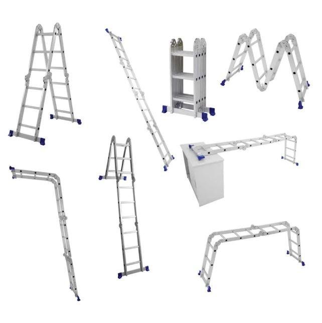 ESCADA ALUMINIO MULTIFUNCIONAL COM PLATAFORMA 4X3 MOR (5223)