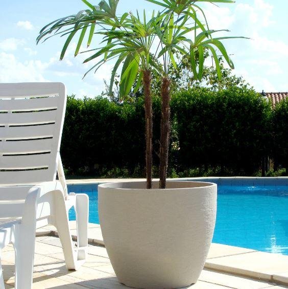 VASO JARDIM EUROPA REDONDO 24 CIMENTO JAPI (JVERC24)