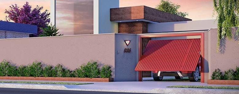 PORTA EXTERNA CONTRAPESO PARA GARAGEM 220X240 DIREITA MECAL (P401.2)