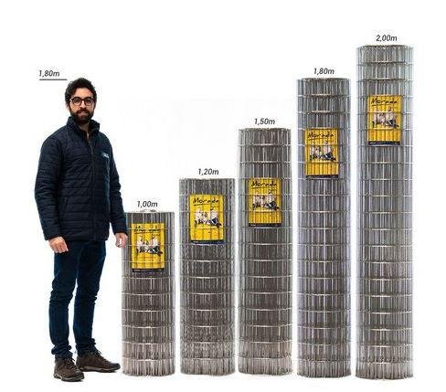 TELA CERCA FIO 1,90MM ALTURA 2,00M MALHA 10X5CM INSUL(SDL2025)