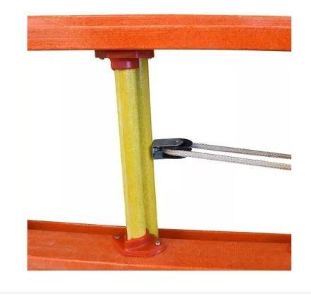 ESCADA FIBRA EXTENSIVEL PRO ROBUSTA 6,6M 24 DEGRAUS BOTAFOGO (EFR9930)