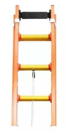 ESCADA FIBRA EXTENSIVEL PRO ROBUSTA 6,6M 24 DEGRAUS BOTAFOGO (EFR9930)