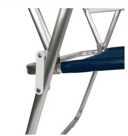 CADEIRA MASTER ALUMINIO AZUL MOR (002102)