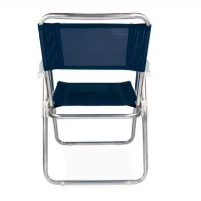 CADEIRA MASTER ALUMINIO AZUL MOR (002102)