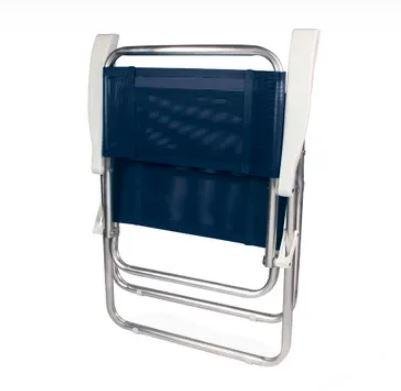 CADEIRA MASTER ALUMINIO AZUL MOR (002102)