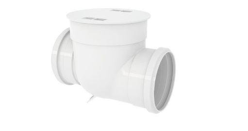 VALVULA RETENCAO HORIZONTAL LEVE 150MM PVC TIGRE (26425018)