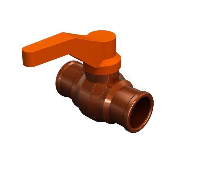 REGISTRO DE ESFERA SOLDA COM ALAVANCA 25MM PREDIAL DURIN (00271)