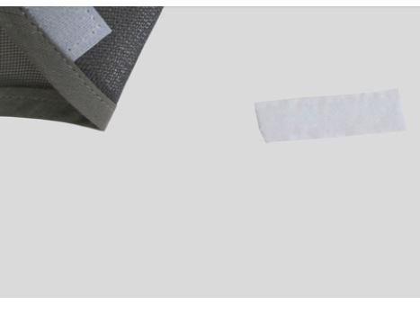 TELA JANELA COM VELCRO 1,50X1,25 BRANCA ROMA (15579)